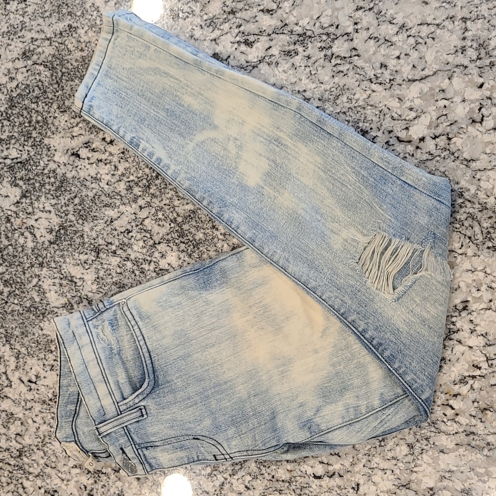 * SOLD * Size 26 CURRENT/ELLIOTT acid wash skinny jeans - Picture 4 of 6